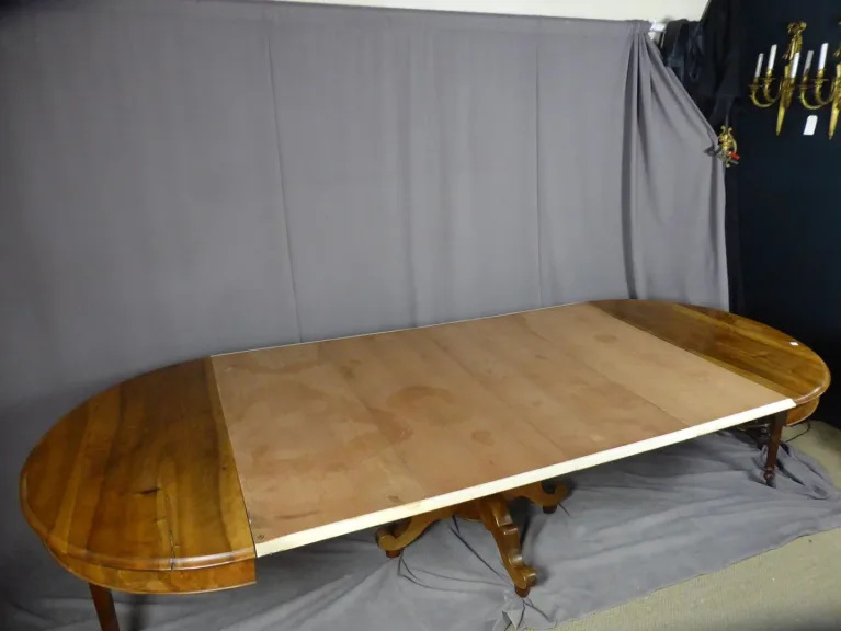 Table de salle à manger à allonges XIX