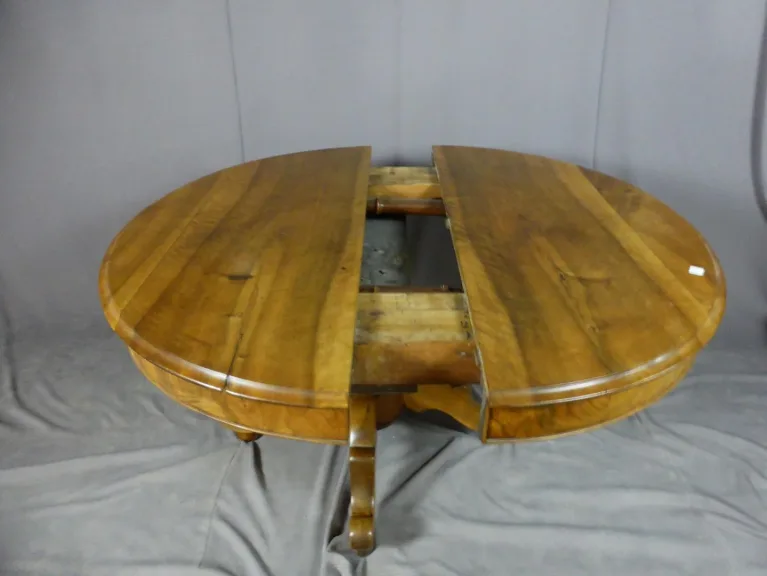 Table de salle à manger à allonges XIX