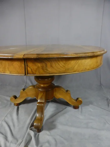 Table de salle à manger à allonges XIX