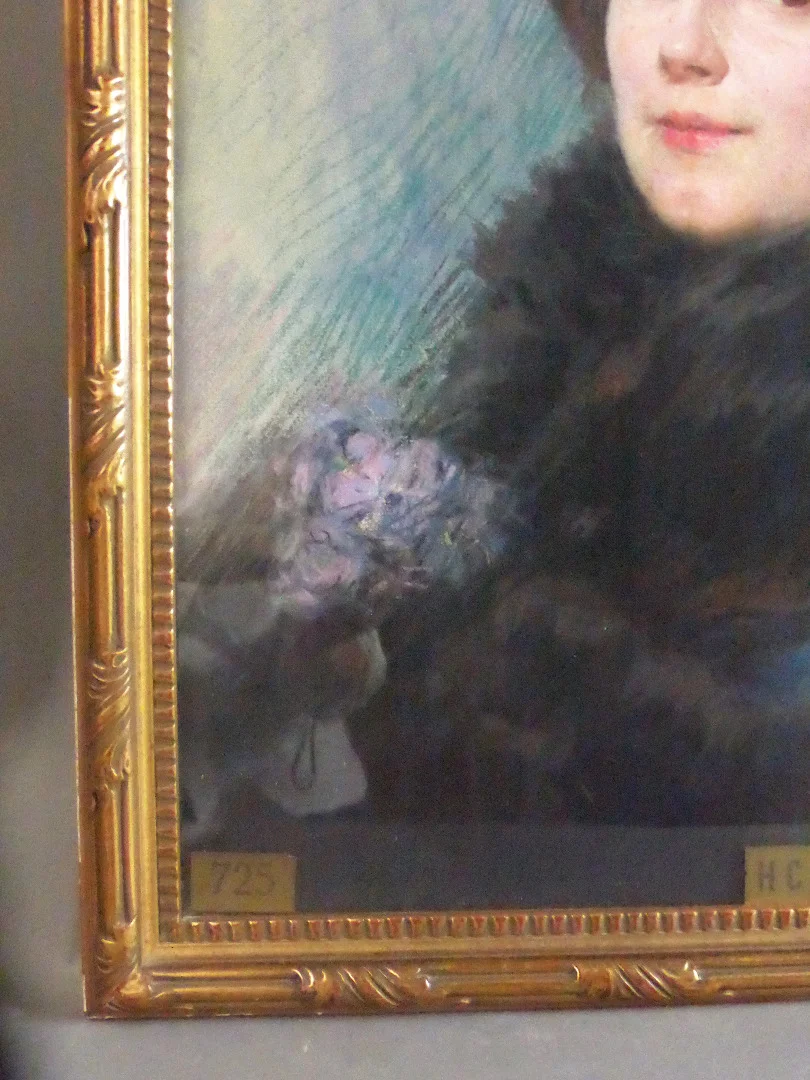 PASTEL gesigneerd HUMBERT VIGNOT