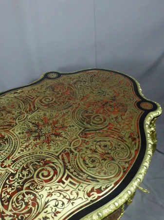 Table En Marqueterie Boulle Signée Diehl Paris