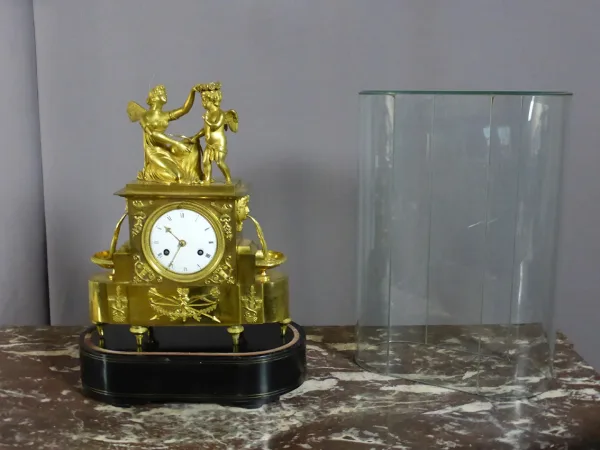 Pendule En Bronze Doré début XIX