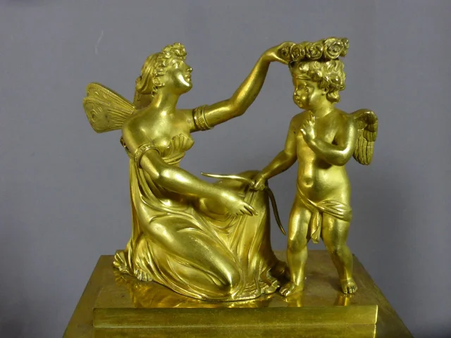 Pendule En Bronze Doré début XIX
