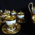 Service à café et thé en porcelaine XIX