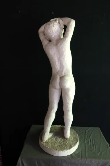 ESCULTURA EN YESO firmada CHAUMEL