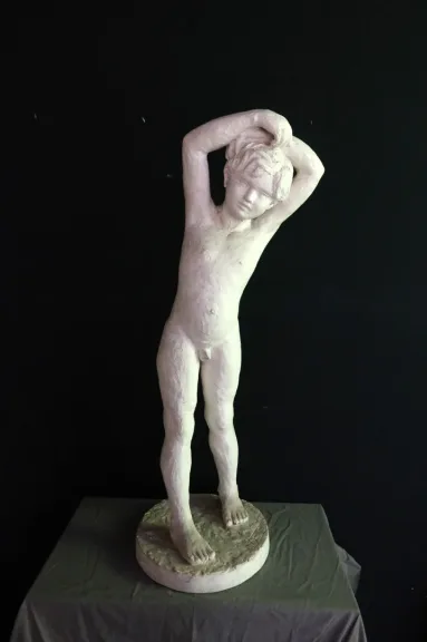 ESCULTURA EN YESO firmada CHAUMEL