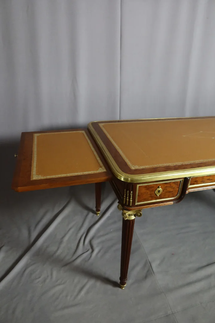 Bureau Louis XVI Acajou Moucheté XIX