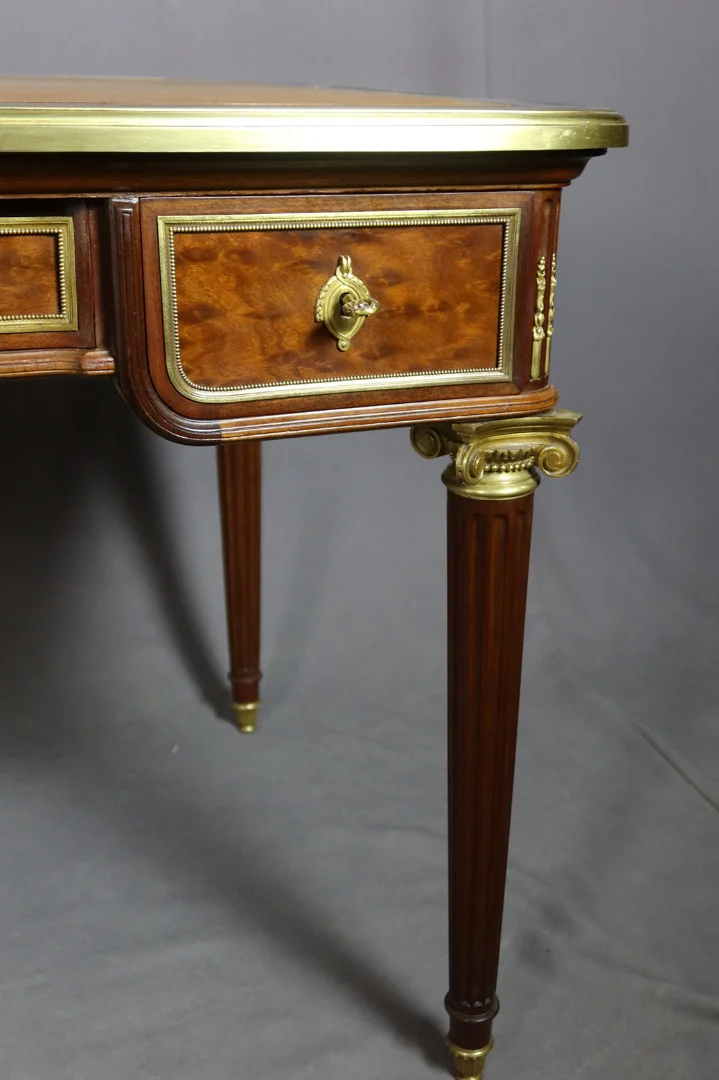 Bureau Louis XVI Acajou Moucheté XIX