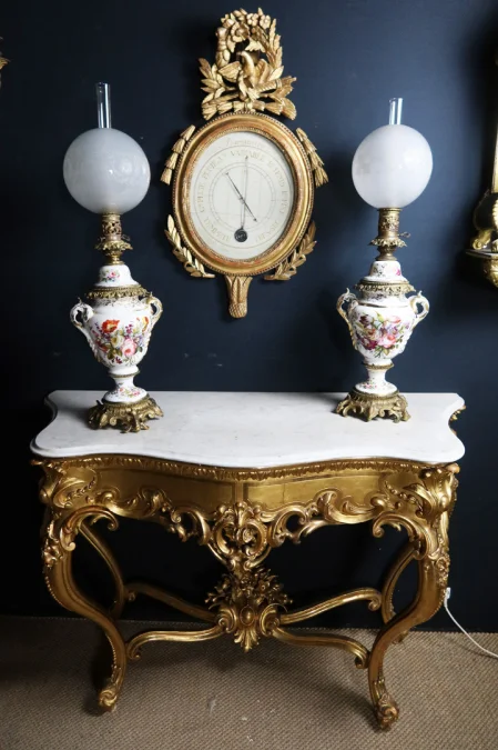 Console Dorée Style Louis XV