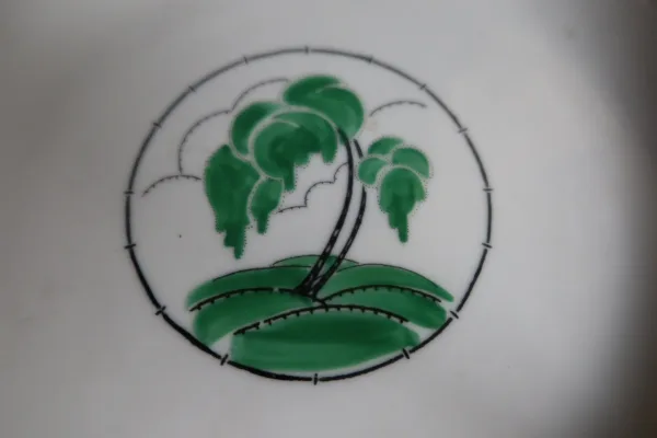 "Service à Thé et à dessert En Porcelaine Art Déco Rouard à Paris"