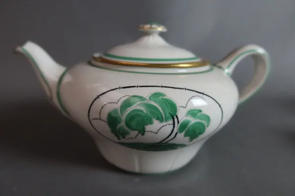 "Service à Thé et à dessert En Porcelaine Art Déco Rouard à Paris"