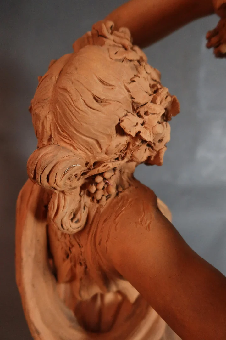 "Sculpture En Terre Cuite Signée Jonchery