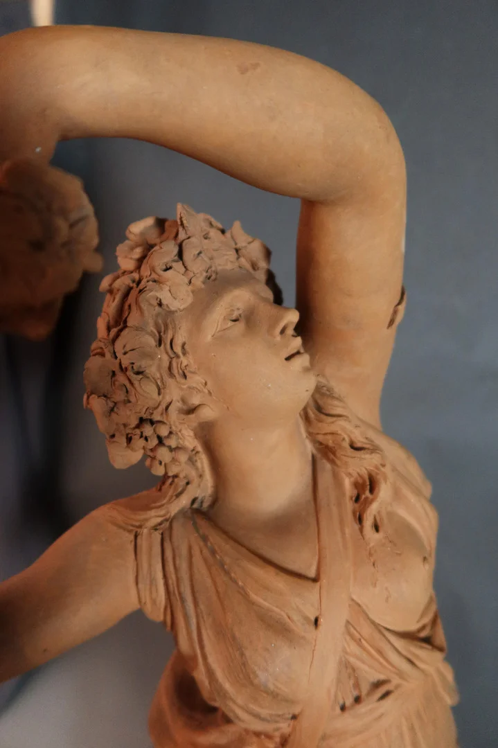 "Sculpture En Terre Cuite Signée Jonchery