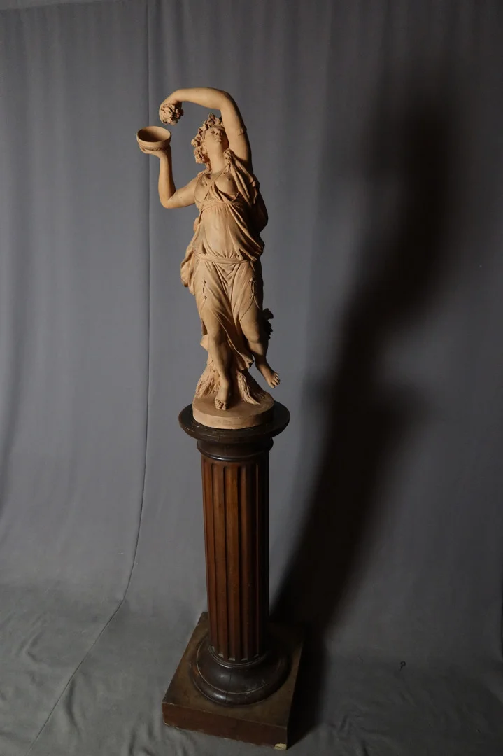 "Sculpture En Terre Cuite Signée Jonchery