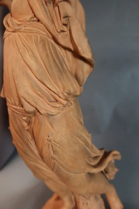 AARDEWERK SCULPTUUR gesigneerd JONCHERY