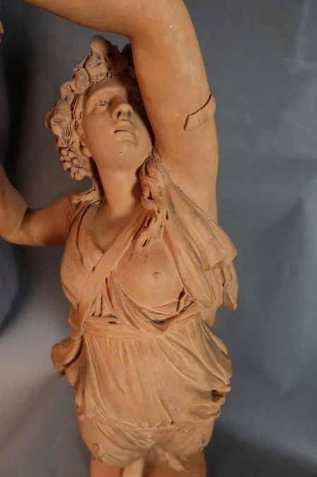 AARDEWERK SCULPTUUR gesigneerd JONCHERY