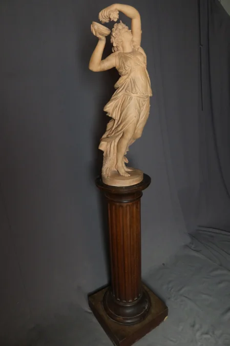 AARDEWERK SCULPTUUR gesigneerd JONCHERY