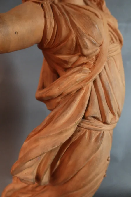 AARDEWERK SCULPTUUR gesigneerd JONCHERY