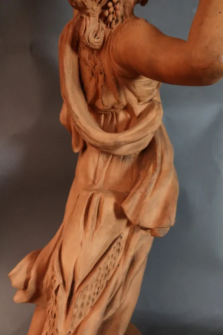 AARDEWERK SCULPTUUR gesigneerd JONCHERY