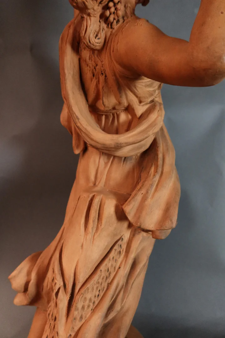 "Sculpture En Terre Cuite Signée Jonchery