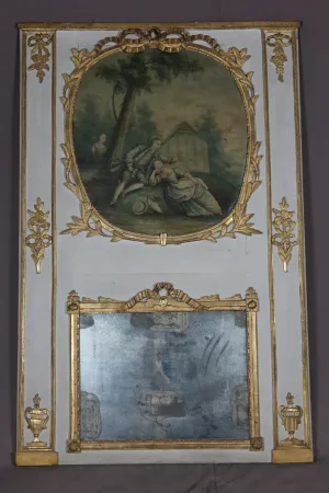 Trumeau XVIII Scène Champêtre