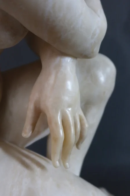 ALABASTER-SKULPTUR