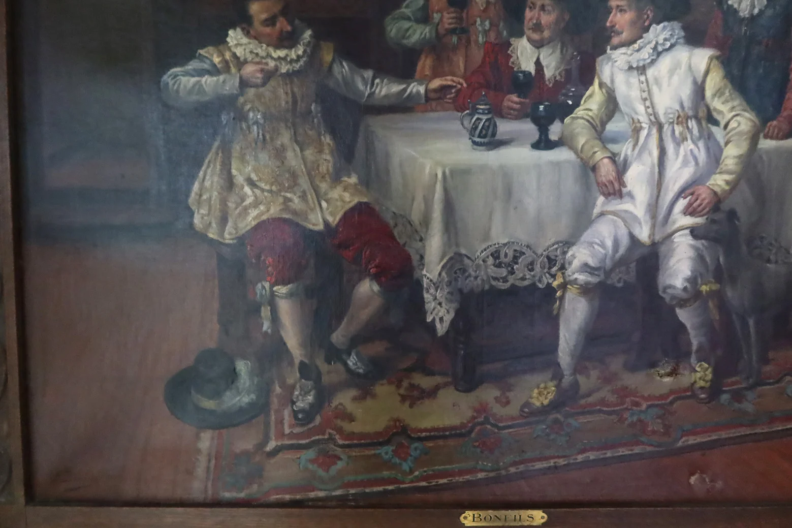 SCHILDERIJ door GASTON BONFILS