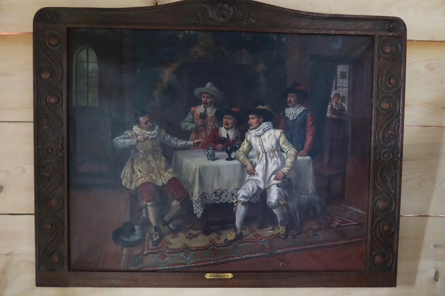 SCHILDERIJ door GASTON BONFILS
