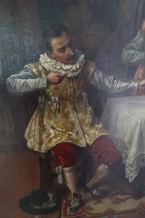 Scène d'Intérieur Par Gaston Bonfils