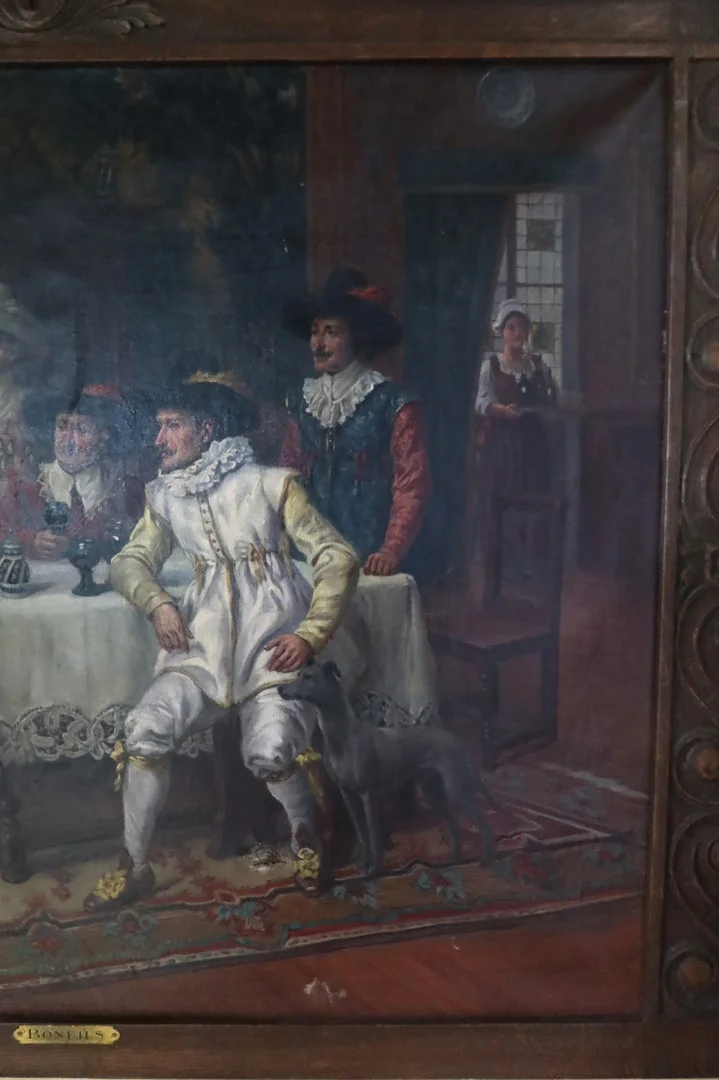 SCHILDERIJ door GASTON BONFILS