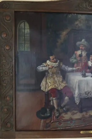 Scène d'Intérieur Par Gaston Bonfils