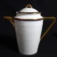 Service à thé art déco porcelaine