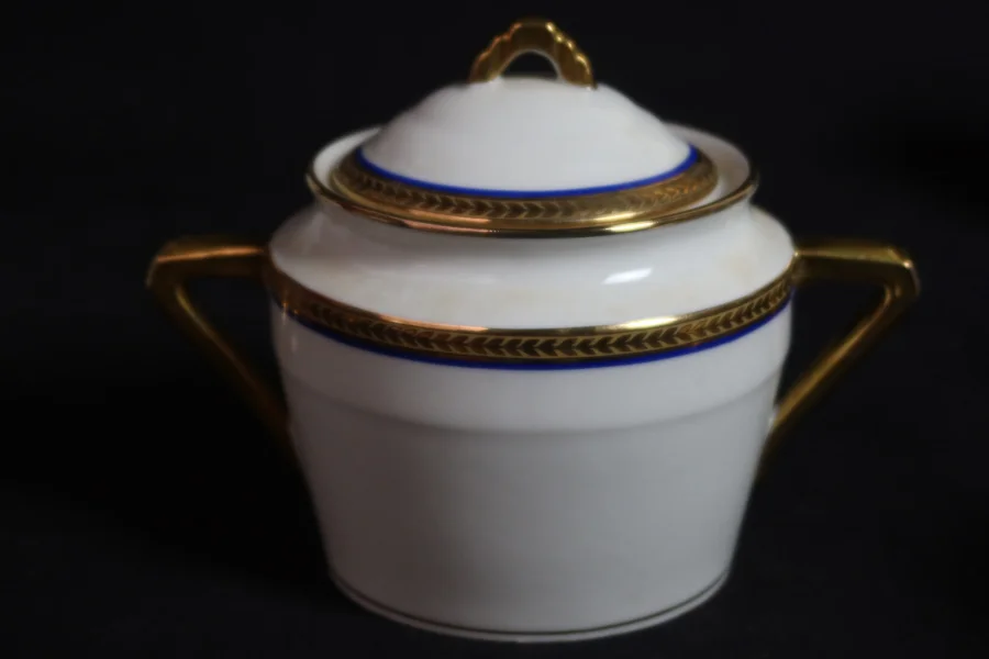 Service à thé art déco porcelaine