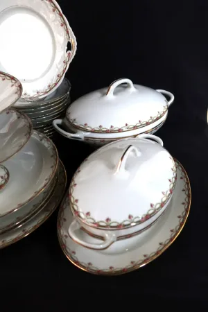 "Service De Table En Porcelaine 57 Pièces"