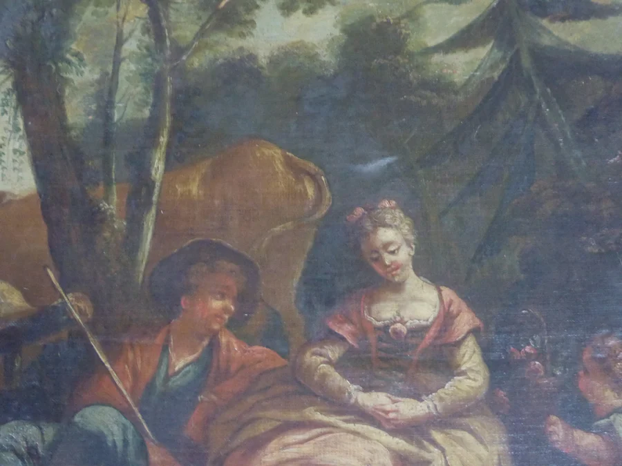 TRUMEAU-SPIEGEL IM LOUIS XV-STIL