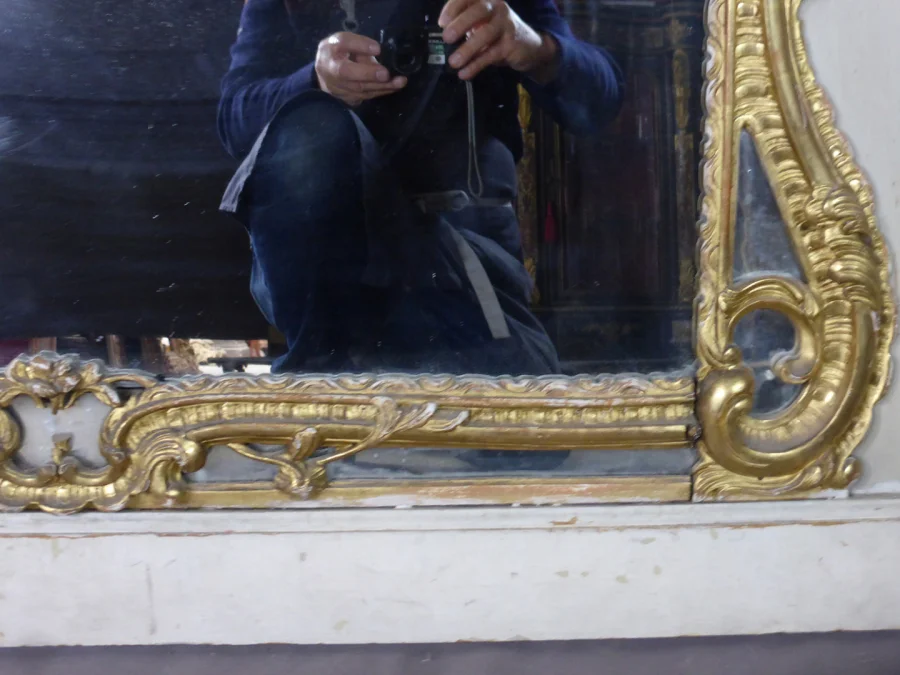 TRUMEAU-SPIEGEL IM LOUIS XV-STIL