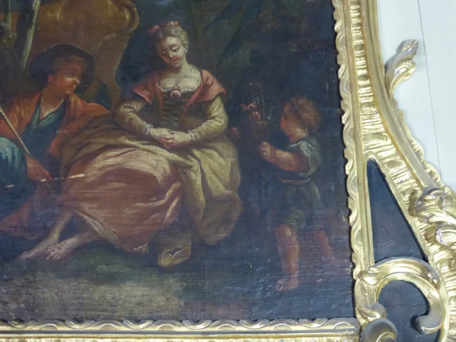 TRUMEAU-SPIEGEL IM LOUIS XV-STIL