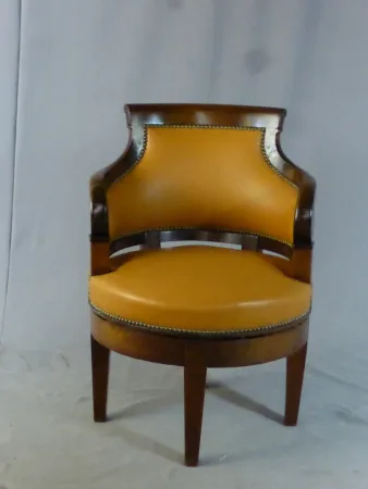 Fauteuil De Bureau tournant Restauration Début XIX