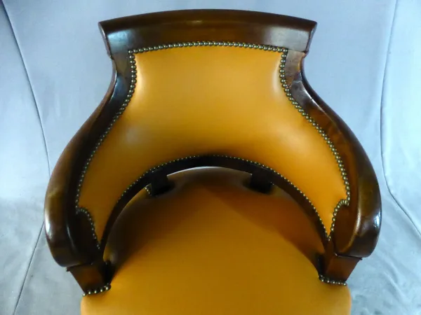 Fauteuil De Bureau tournant Restauration Début XIX