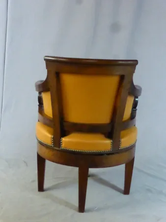 Fauteuil De Bureau tournant Restauration Début XIX