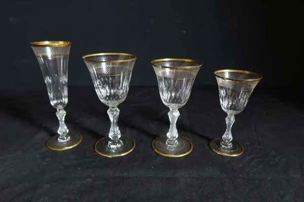 "Service De Verres En Cristal De Saint Louis