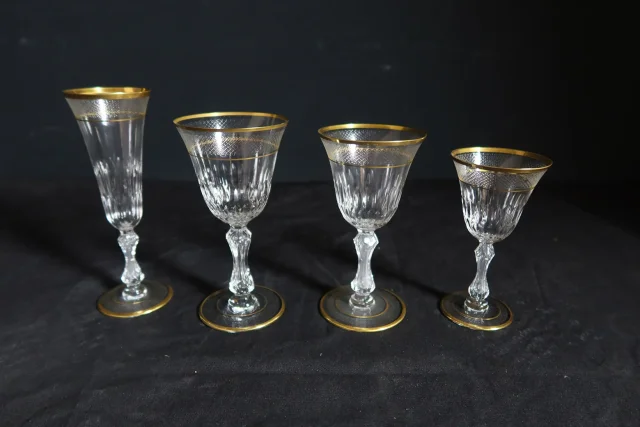 "Service De Verres En Cristal De Saint Louis