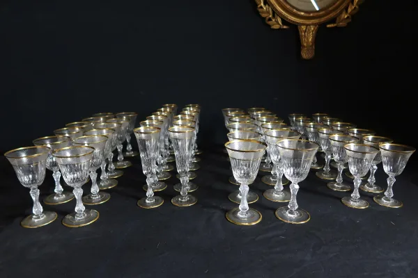 "Service De Verres En Cristal De Saint Louis