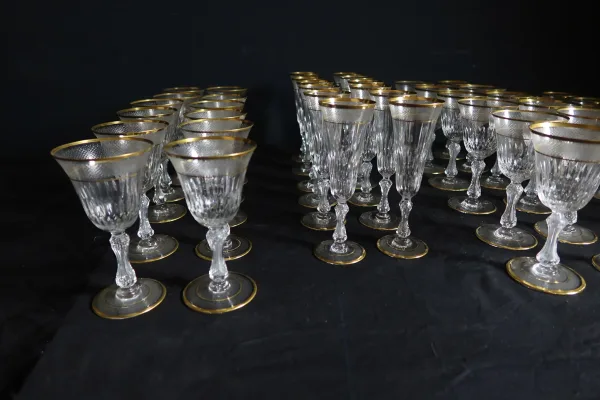 "Service De Verres En Cristal De Saint Louis