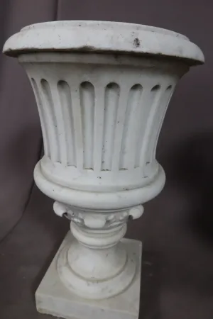 Paire De vases Médicis En Marbre