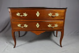 Commode Sauteuse XVIII En Noyer