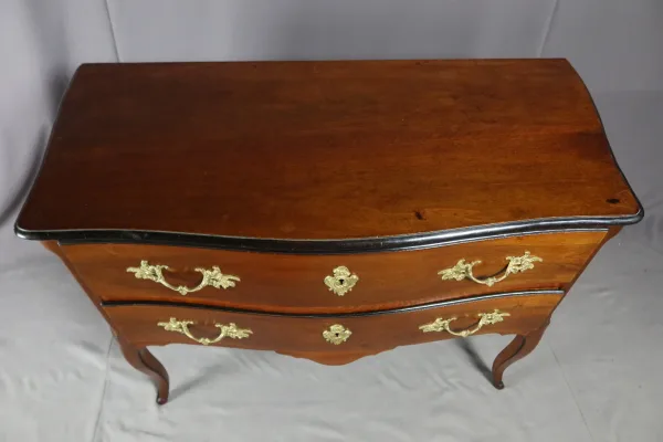 Commode Sauteuse XVIII En Noyer