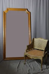 LARGE OAK MIRROR