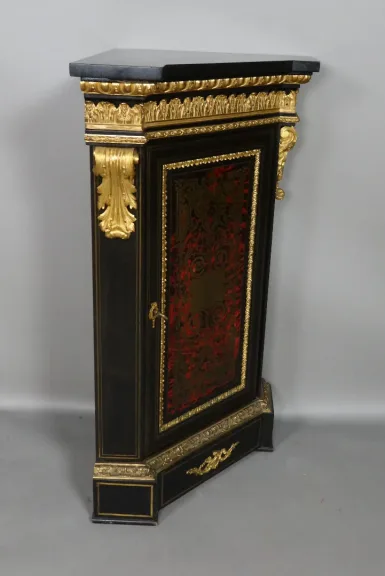 Encoignure d'époque Napoléon III En Marqueterie