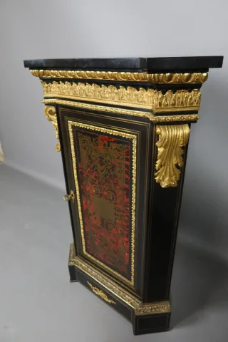 Encoignure d'époque Napoléon III En Marqueterie